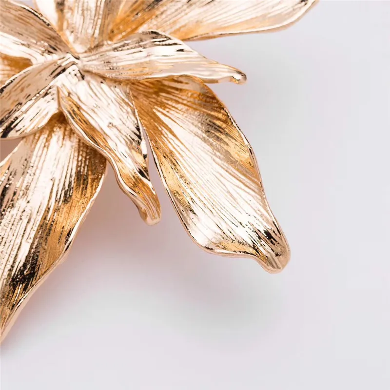 ZCHLGR золотые Висячие серьги для женщин эффектные большие геометрический