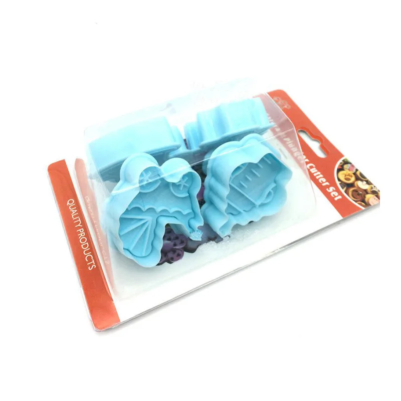 1 set Random color LHX 4 шт./компл. Звездные войны украшение торта фонданта выпечка печенье Форма помадка для бисквита кондитерские формы плунжерный резак инструменты HP1084 aa - Цвет: 1 set Random color