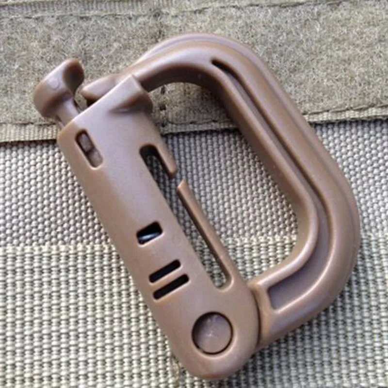 Практичный 4 вида цветов Молле тактический рюкзак EDC Скоба карабин защелка