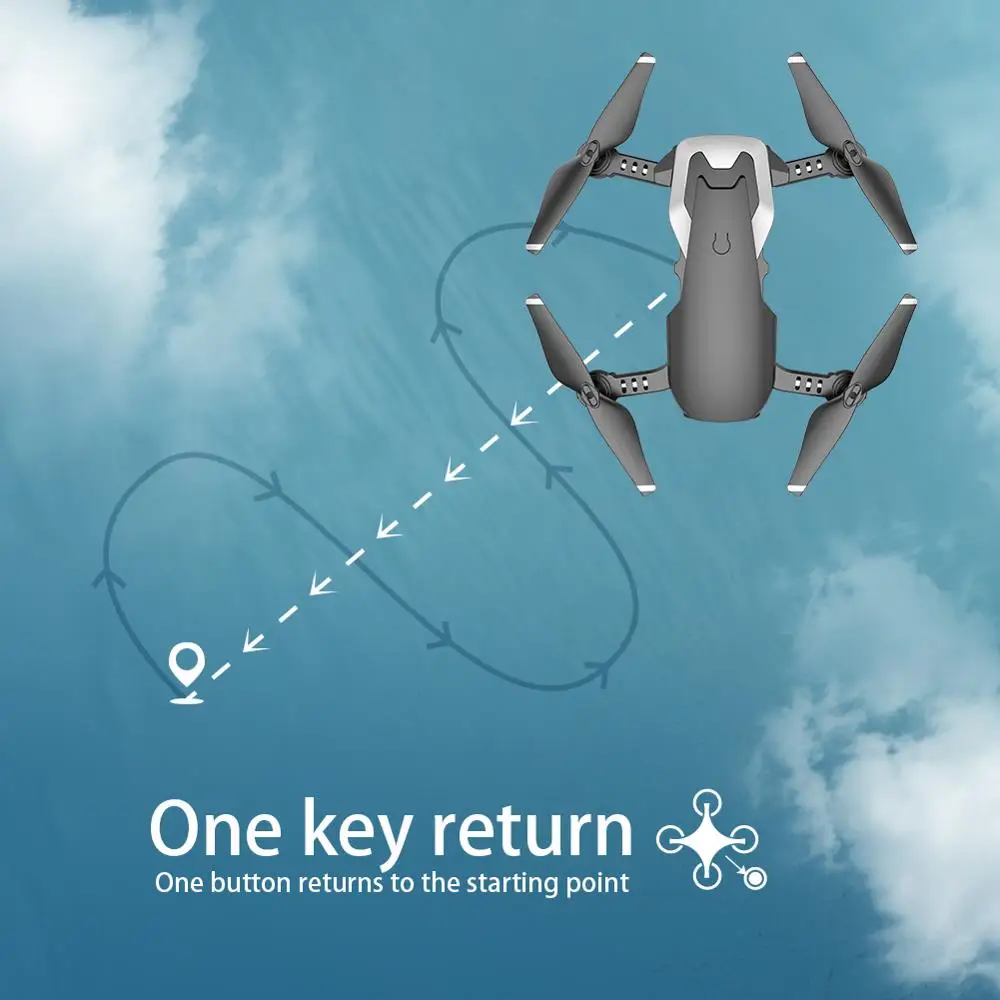 FPV радиоуправляемая беспилотная камера оптический поток селфи Дрон складной wi fi