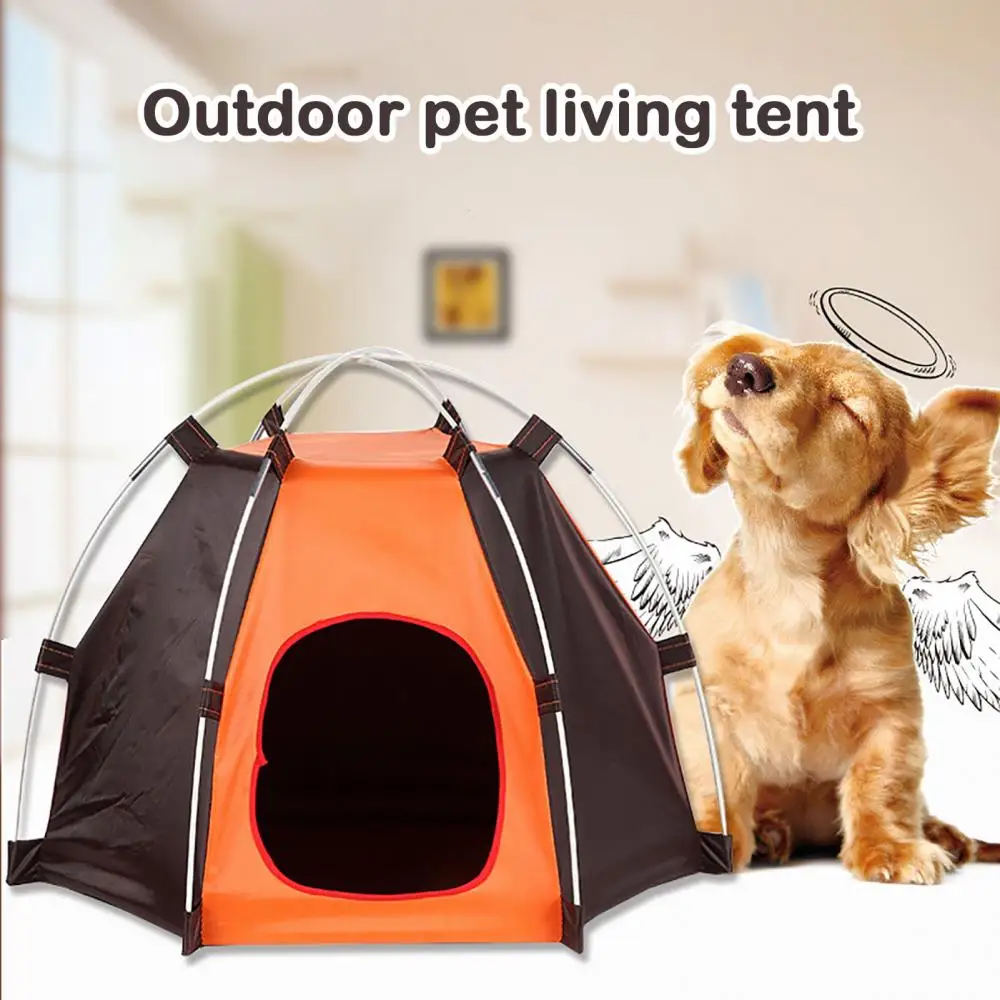 50% хит продаж! Складная палатка для домашних питомцев с защитой от
