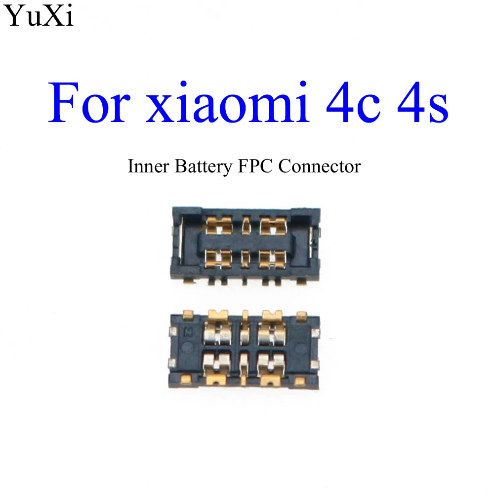 

YuXi внутренний fpc-коннектор аккумулятора держатель зажим контакт для материнской платы Xiaomi 4C 4S