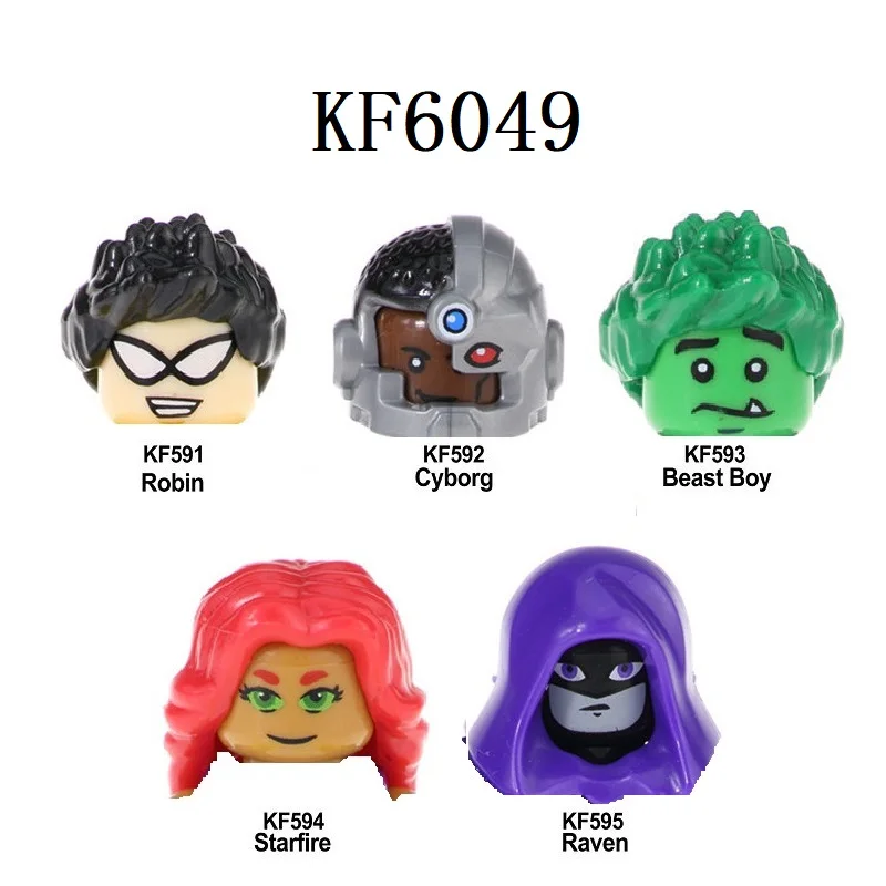 Фигурки героев сезона Titans голубь супермальчик ястреб Ворон Робин зверь мальчик