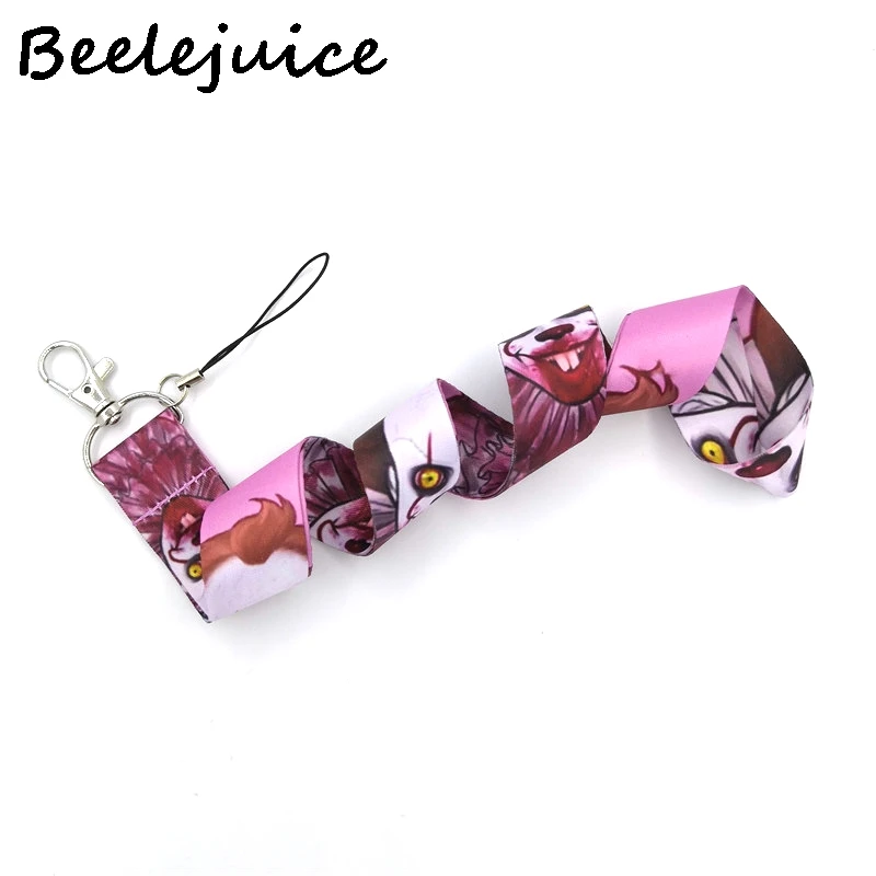 

Stephen King's It horror movie halloween Neck Strap Lanyards ID badge card holder keychain Mobile Phone Strap Gifts decorations