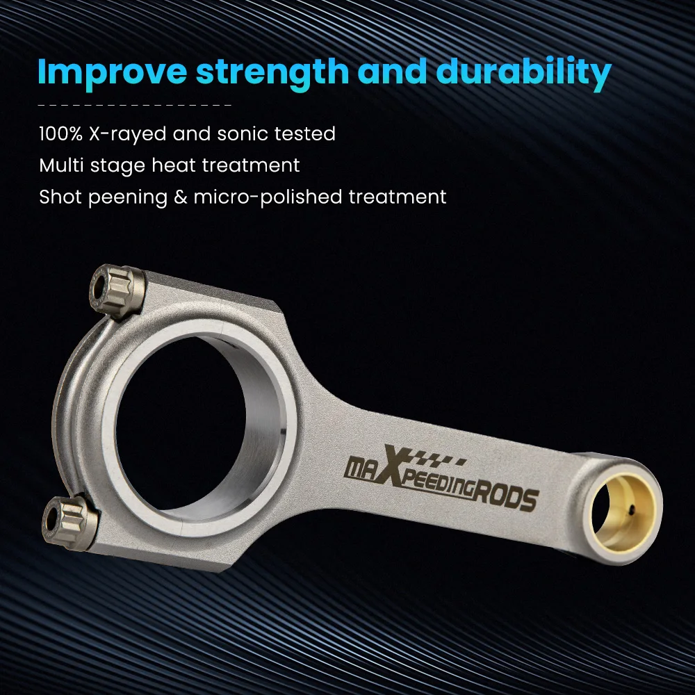 Шатуны maxpeedingrods 4x для Yamaha R1 YZF-R1 1998-2003 положительный шатун 110 5 мм болты ARP2000 |