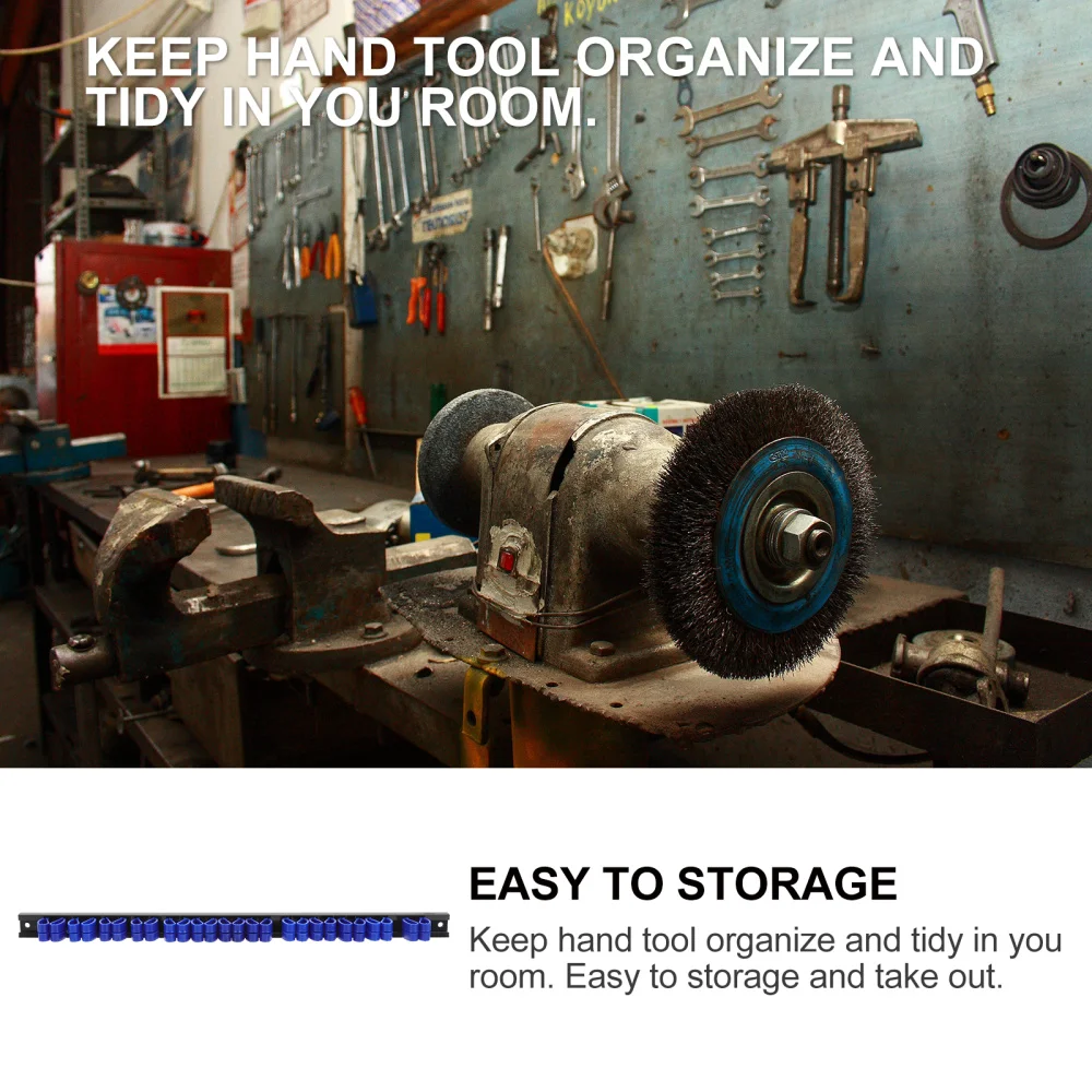 

3pcs Screwdriver Organizer Wall Mount Tool Organizer Wrench Holder Random Color