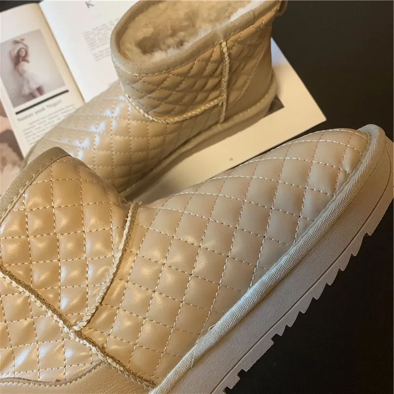 Зимняя новая зимняя внутренняя шерстяная теплая первого слоя воловьей кожи