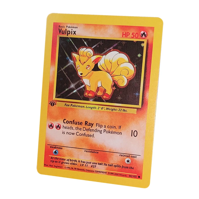 Покемон кардекс базовый набор 1996 года Английский Французский флэш-карта аниме