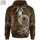 Новый спортивный костюм для мужчин и женщин, с изображением флага страны, понпей, полинезийская культура, ретро татуировка, Куртка Harajuku с капюшоном на молнии, 11