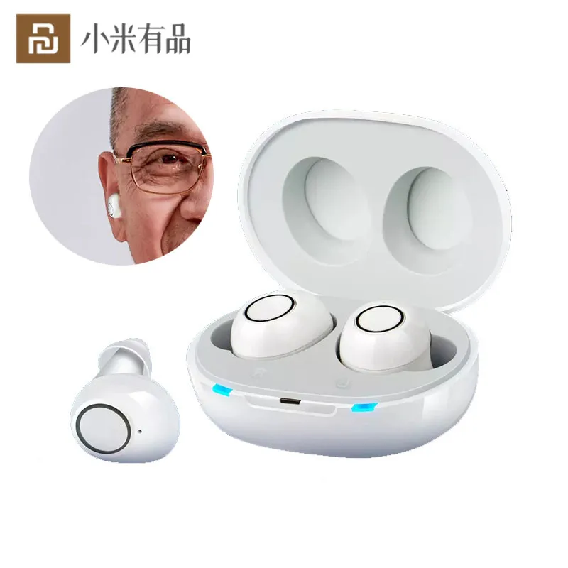 Умный слуховой аппарат Youpin с низким уровнем шума зарядным чехлом | Электроника