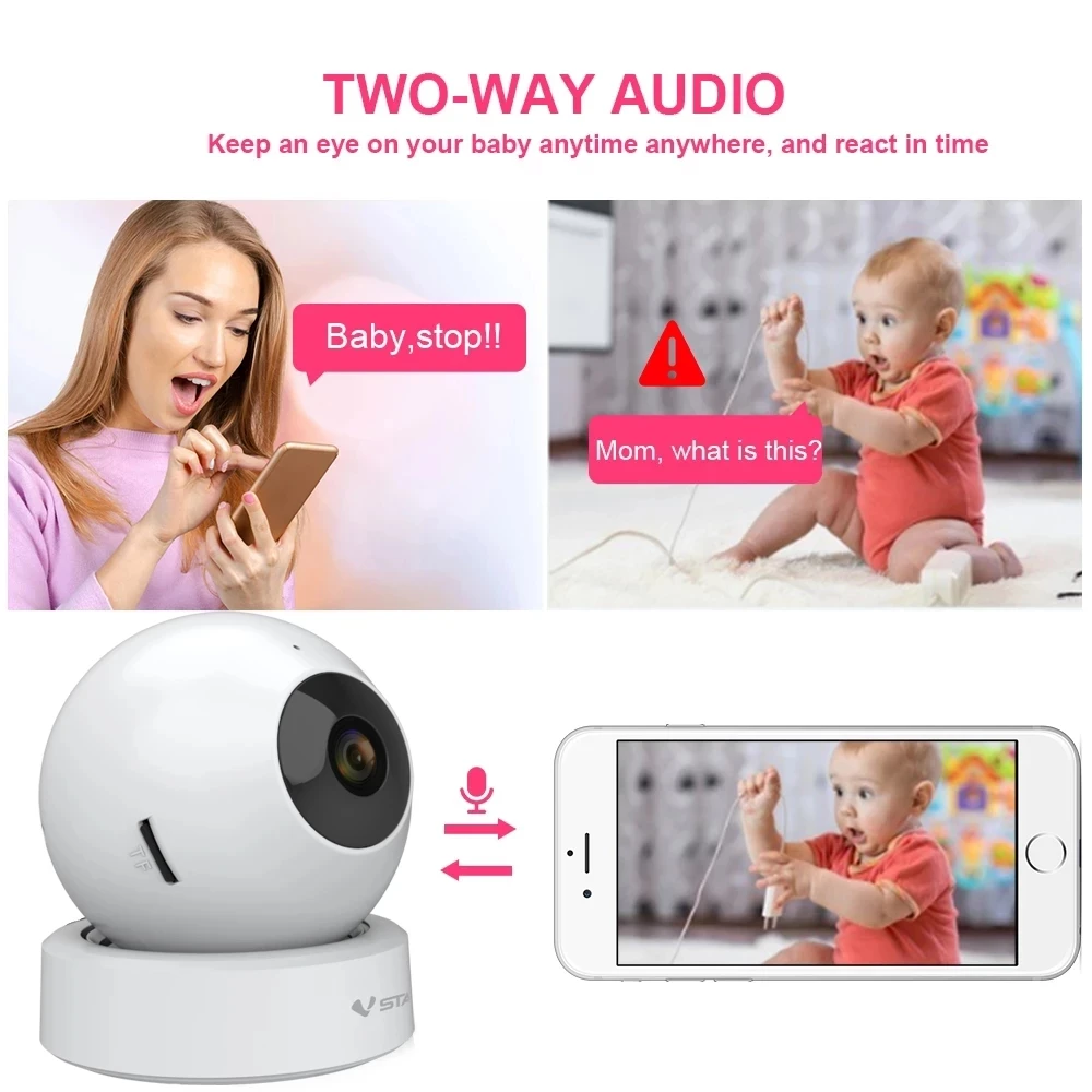 IP-камера Vstarcam C43S 3 Мп HD Wi-Fi ночное видение | Безопасность и защита