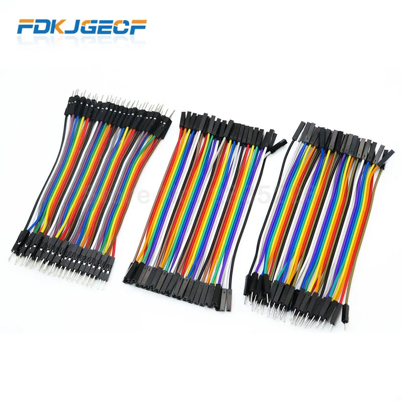 

Dupont Line 10cm 20CM Male to Male + Female to Male + Female to Female Jumper Wire Dupont Connector Cable for arduino DIY KIT