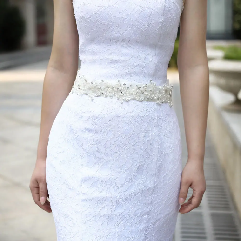 S151 блестящий красный атласный пояс Стразы Свадебный Пояс аксессуары для Пояса