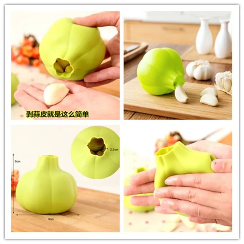 Креативный резиновый чеснок Овощечистка для чеснока 28 г Ультра мягкий очищенный