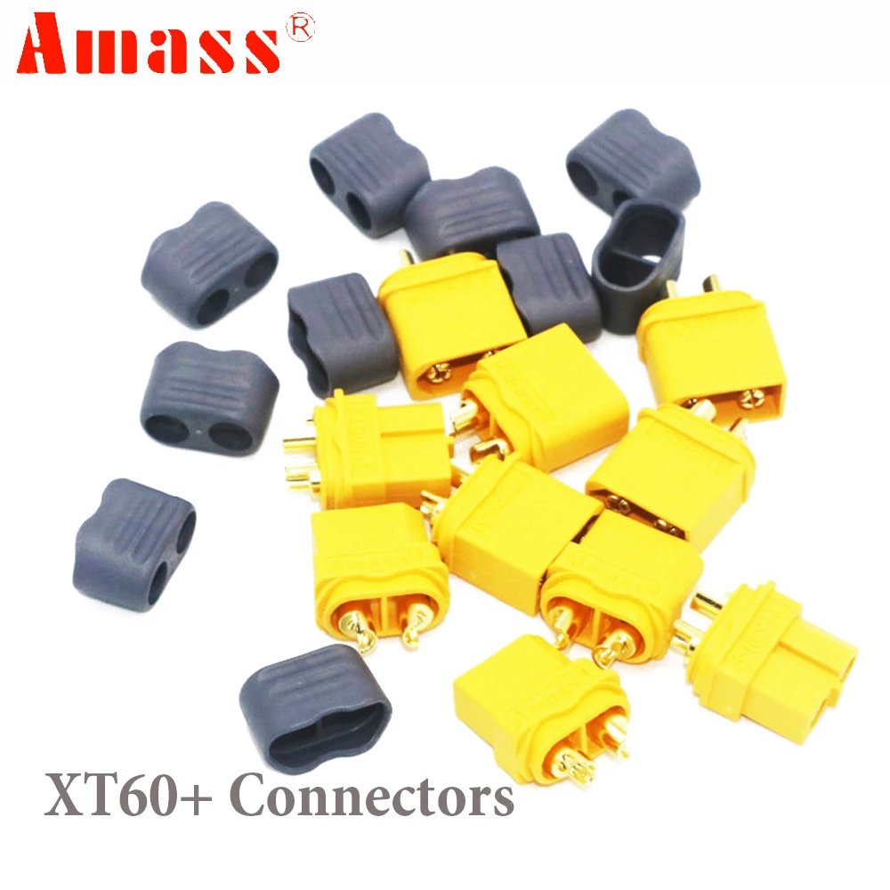 xt60 разъемы 5 паралот amass xt60 разъем