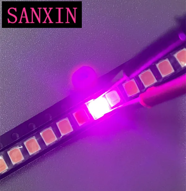 100 шт./лот 2835 розовый СВЕТОДИОД SMD 0 2 Вт светодиоды с высоким уровнем яркости