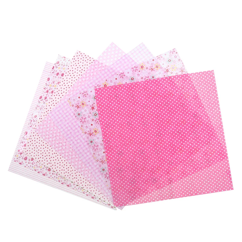 7 шт. хлопковая ткань ассорти квадратов предварительно срезанные пододеяльники