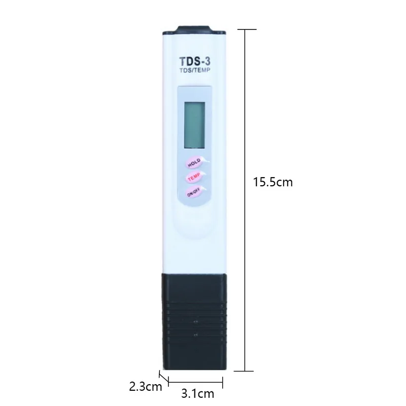 White PC-101 CL2 PH хлор тест er проверка качества воды портативный домашний бассейн Аквариум PH Тест монитор метр Белый 1 шт - Цвет: White