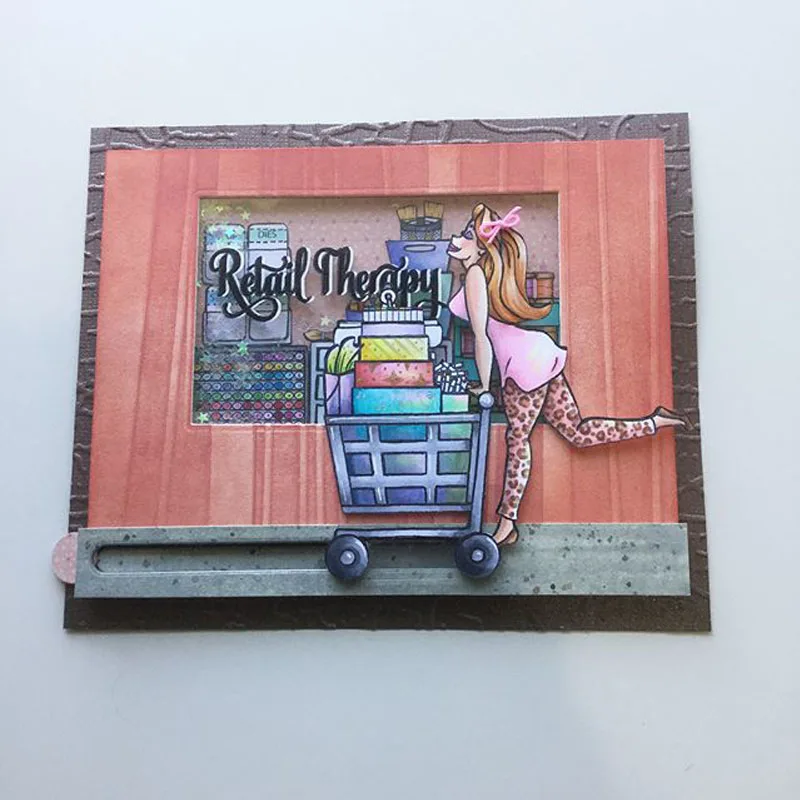 Запустите автомобиль! Прозрачный силиконовый штамп для девочек + фразы детей