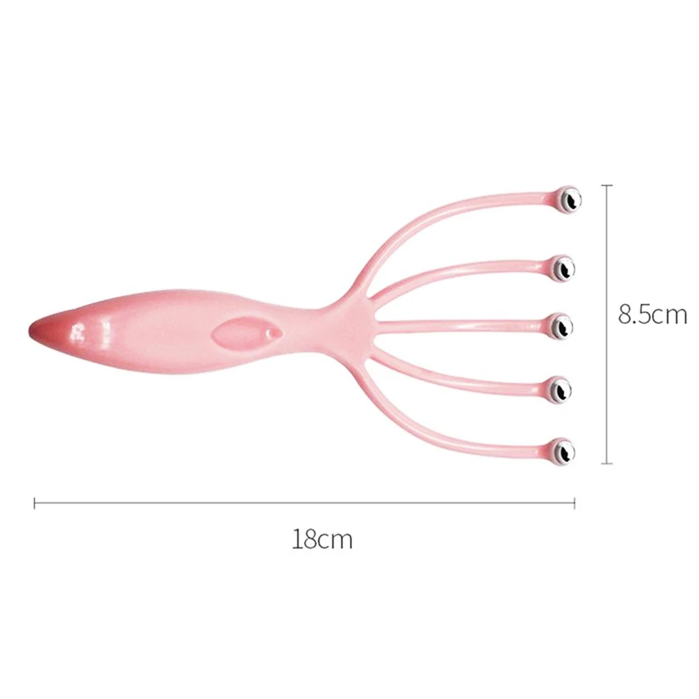 

Best Selling Head Massager Five Finger Ball Plastic Scalp Massager Relieve Pressure Itch Massager For Head Rake Head Skin