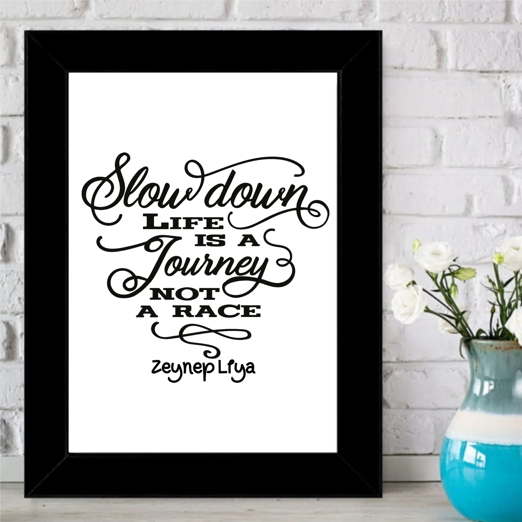 

Personalized Motto Design Decorative Frame-54