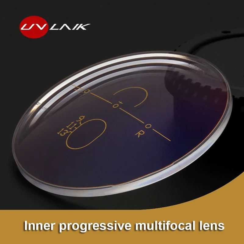 UVLAIK Progressive Multifocal Lens Refractive index 1.56 1.61 1.67 Anti Blue Light Lenses Myopia Optical Prescription Lens