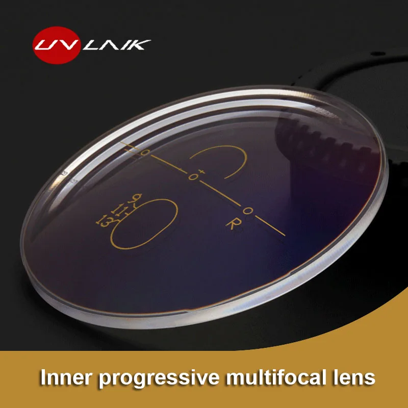 

UVLAIK Progressive Multifocal Lens Refractive index 1.56 1.61 1.67 Anti Blue Light Lenses Myopia Optical Prescription Lens