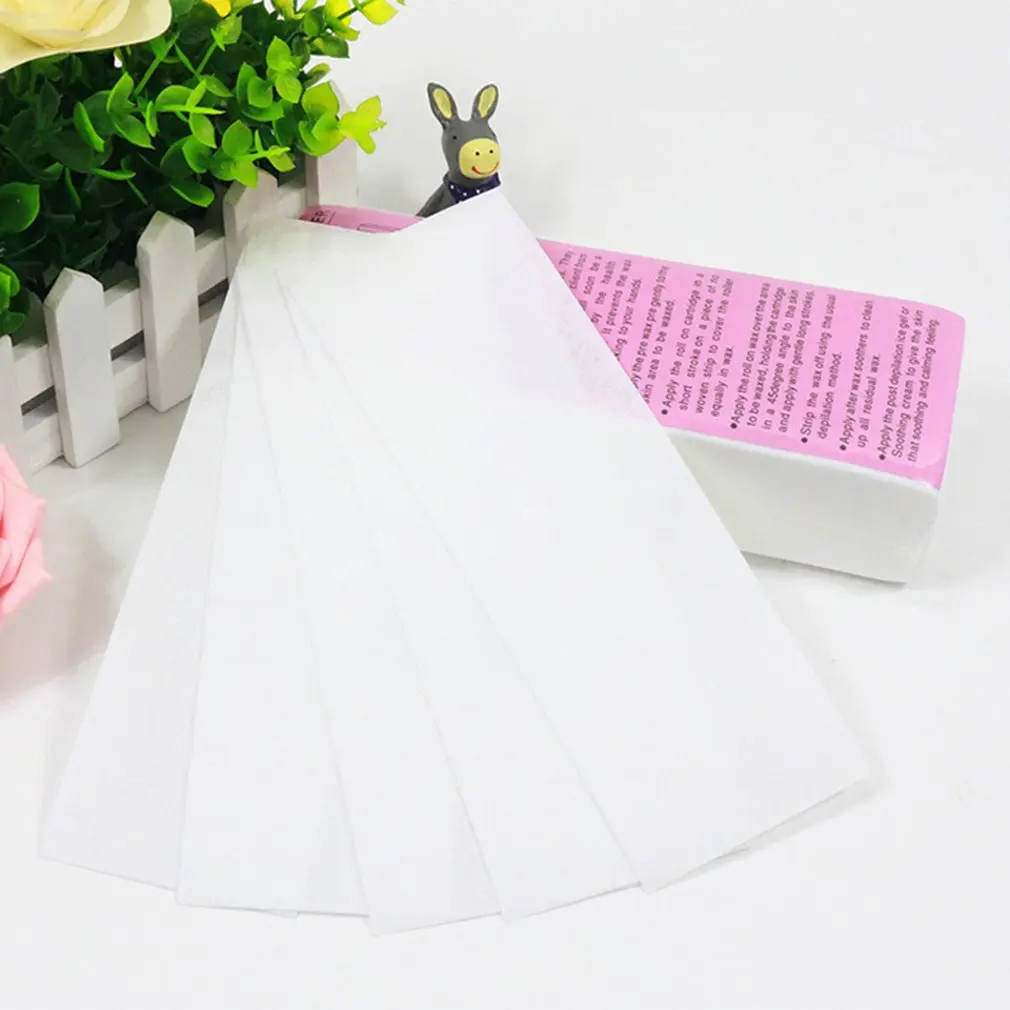 

Hair Remove Wax Paper Non Woven Body Cloth Disposable Wax Paper Hair Removal Epilator Wax Strip Removing Unwanted Hair On Body