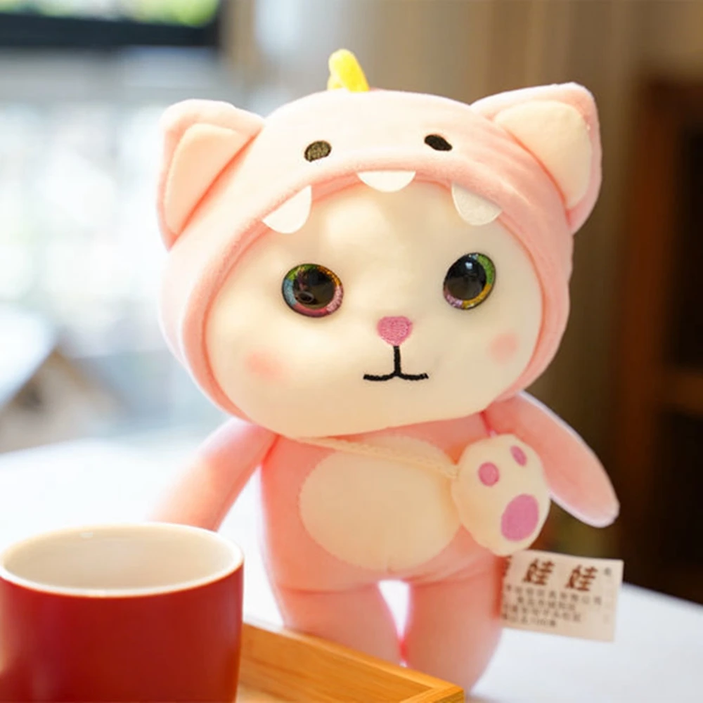 

25CM Cute Super Kitten Plush Toy Pillow Gift Doll
