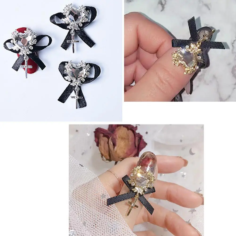 Модные Роскошные циркониевые хрустальные украшения для ногтей сплав DIY дизайна