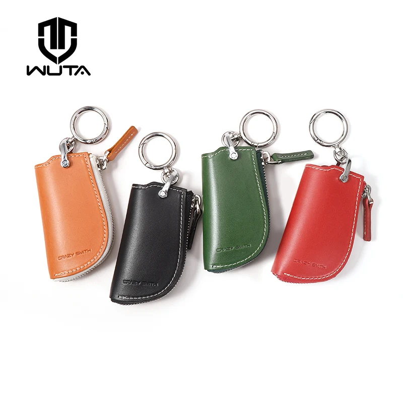 

Crazy Smith Fashion Genuine Leather Multi-function Car Key Cover Case Bag For Car Keys/Auto Car Key Wallet Holder