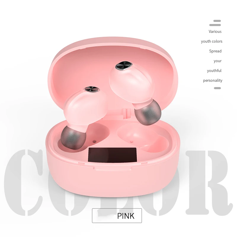 

TWS Earphones Wireless headphonesIPX5 Waterproof Mini 3D Stereo Sound Sport Earpieces