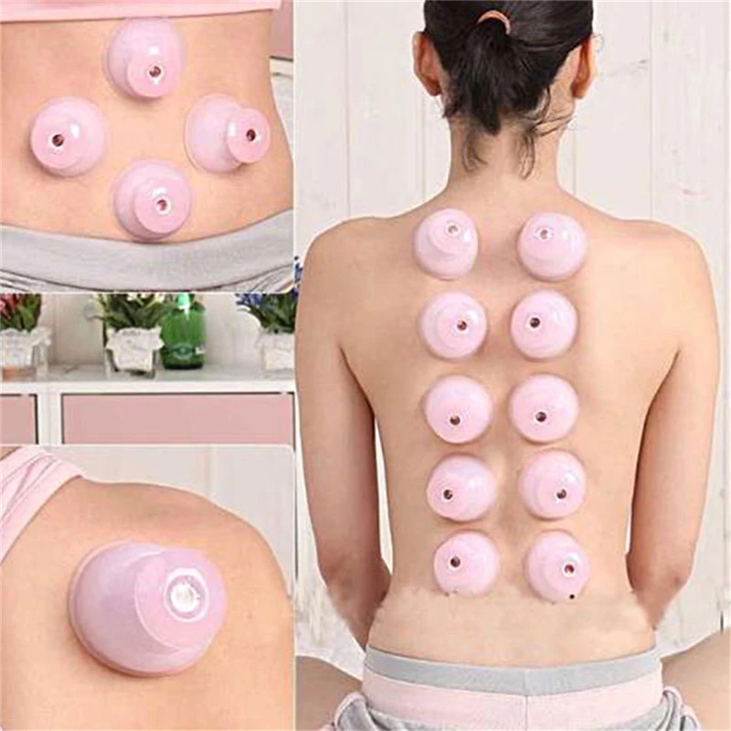 

Anti Cellulite Vacuum Cups Silicone Massage Cups Body Messager Health Care Random Color Gift