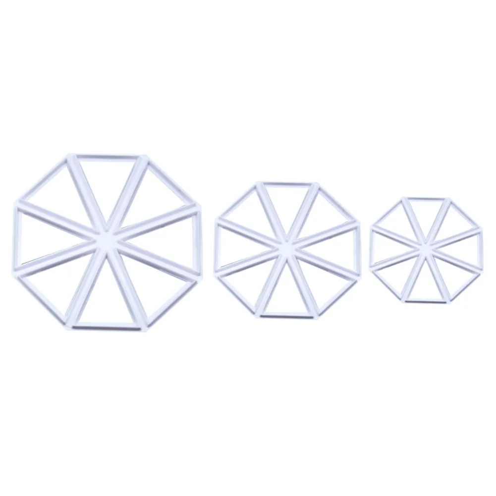 3 шт. помадка треугольник формочки для печенья украшения многоразовые DIY