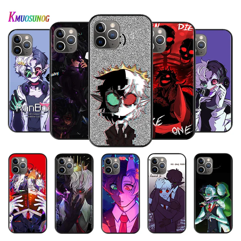 

Dream Smp Ranboo For Apple iPhone 12 11 XS Pro Max Mini XR X 8 7 6 Plus 5 SE Black Phone Case
