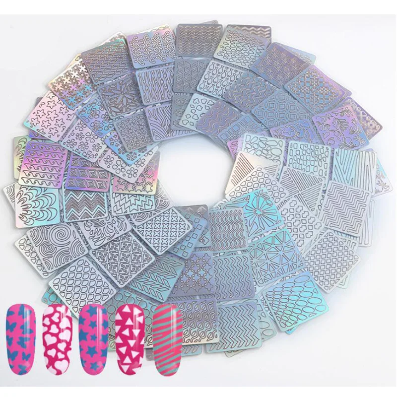 Голографические наклейки Addfavor для дизайна ногтей 24 шт. | Красота и здоровье