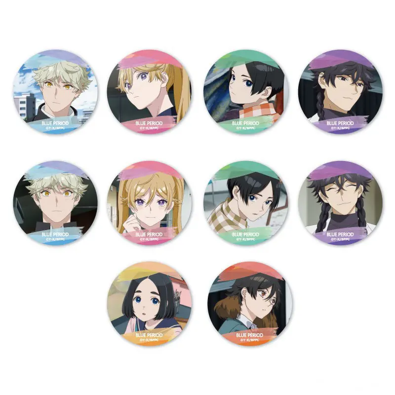 

58mm Anime Blue Pieciod Yatora Fans Badges Brooch Pins