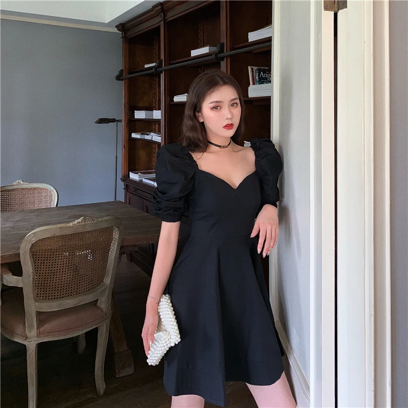 Элегантное платье женская одежда винтажное стильное модное корейское новое