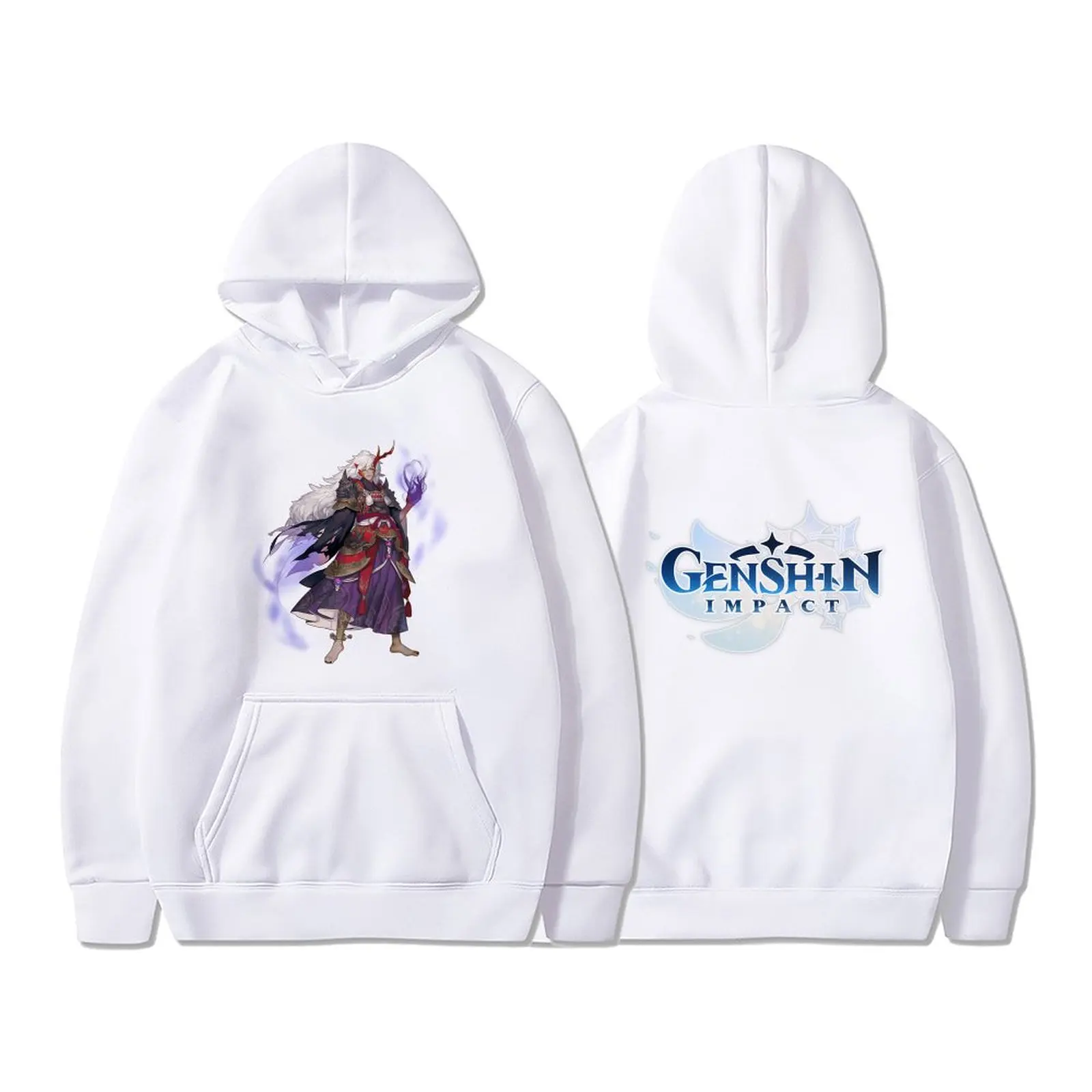 

Худи аниме «аратаки Вито», уличная одежда с принтом геншина и аниме «Game» для мужчин и женщин, свитшоты большого размера с капюшоном, пуловер,...