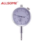 Индикатор циферблата ALLSOME 0-10 мм, точный 0.01 тест соосности разрешения HT1605