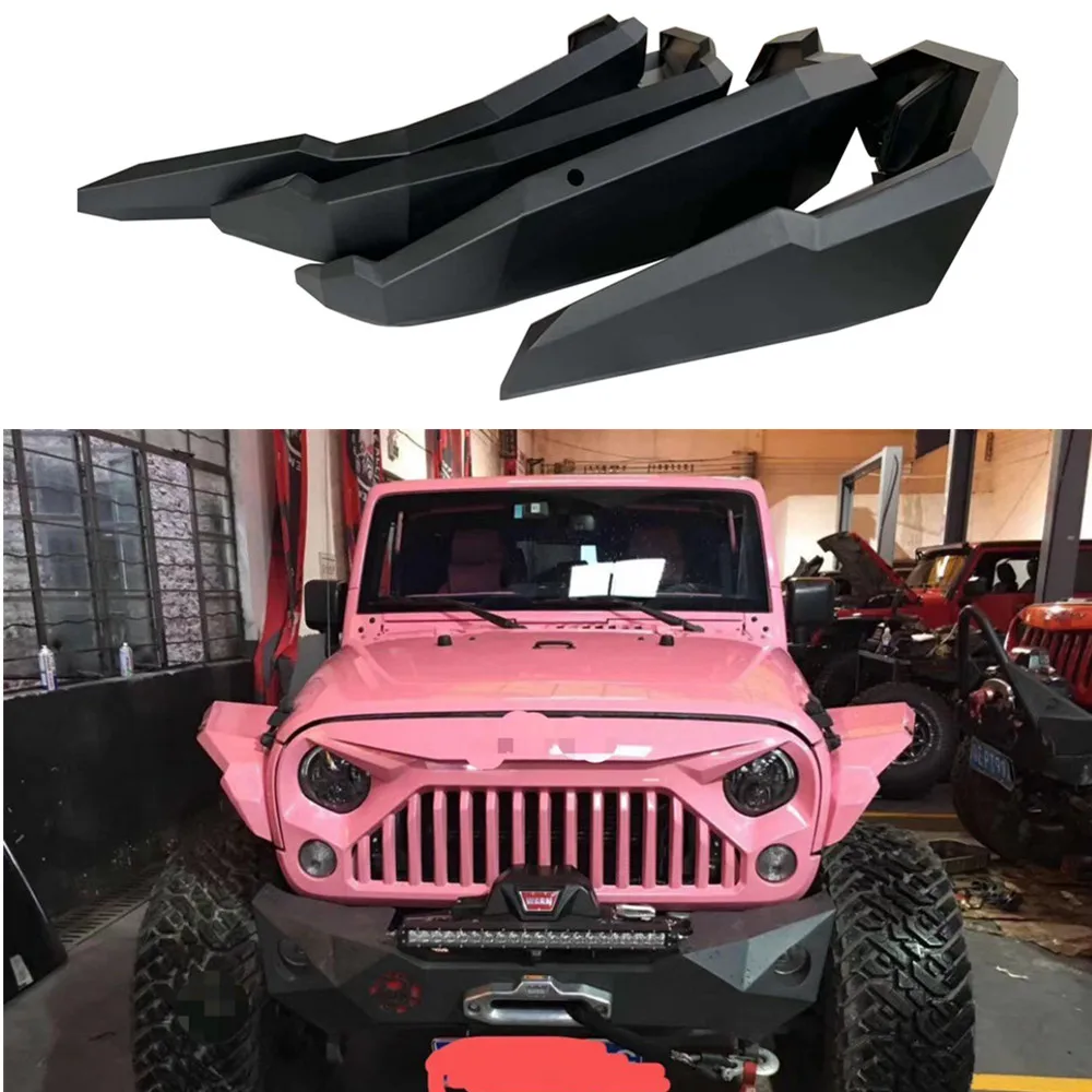 4 шт. вспышки для крыльев из алюминиевого сплава J eep for Wrangler JK 2007-2017 J342 | Автомобили