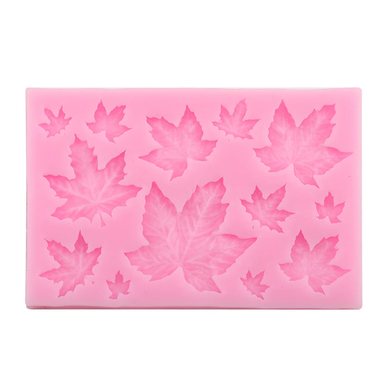 Силиконовые кленовые листья помадной формы торт Декор шоколадом сахар выпечки DIY