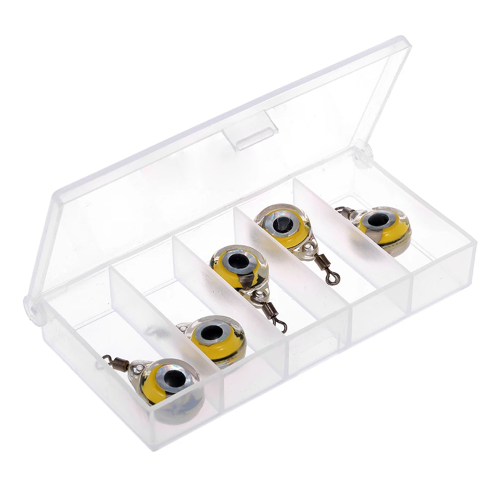 5 шт. светодиодный светильник для рыбалки 300 м глубокая капля подводная круглая