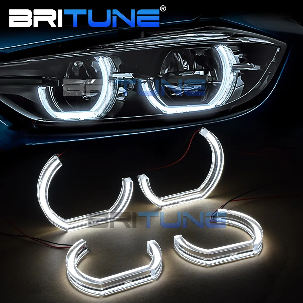 

Britune Angel Eyes For BMW E60 E91 F10 F30 E92 E61 E93 E87 E82 M5 Xenon Halogen Headlight DTM Halo Rings Light Car Accessories