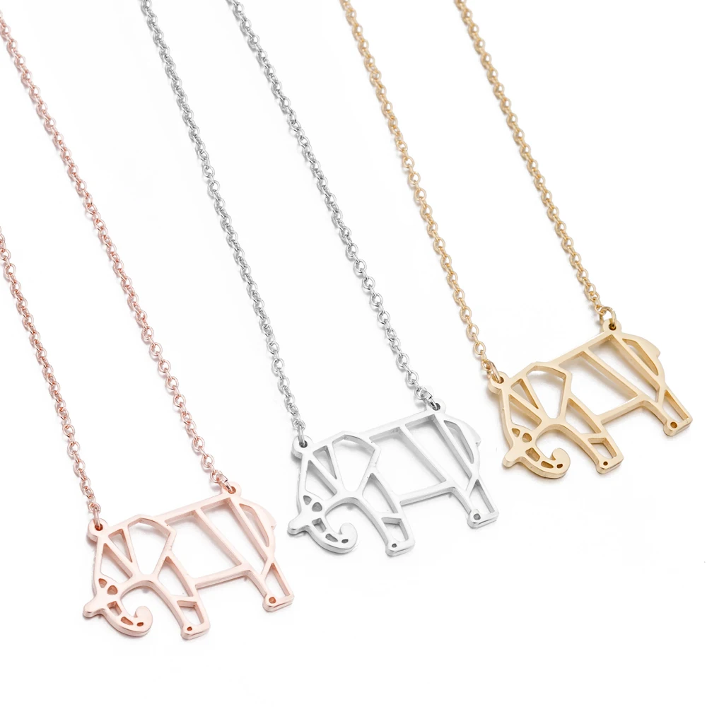 Ожерелье Oly2u в стиле бохо с подвесками виде животных оригами для женщин и девушек