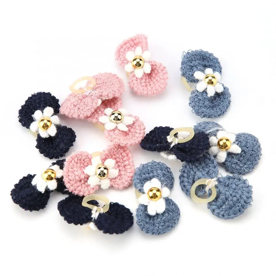 12 шт. ручной работы собака Уход за лошадьми луки Симпатичные Головные уборы для