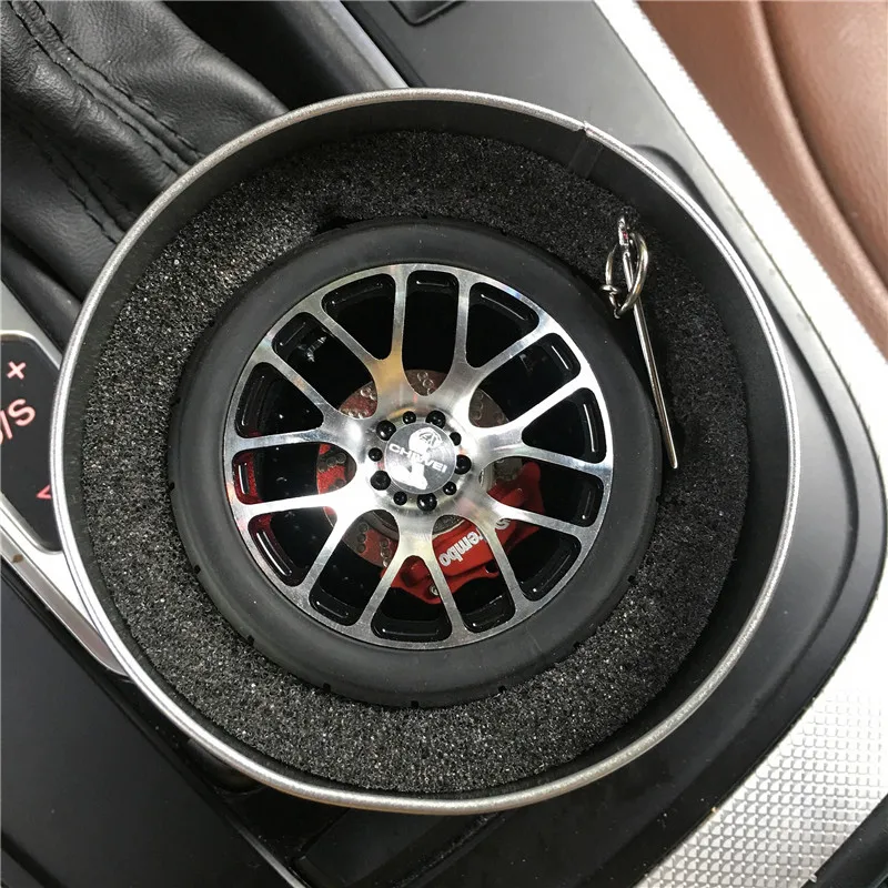 

Creative car wheel rearview mirror decoration pendant, interiors decoration accessories pendant gift