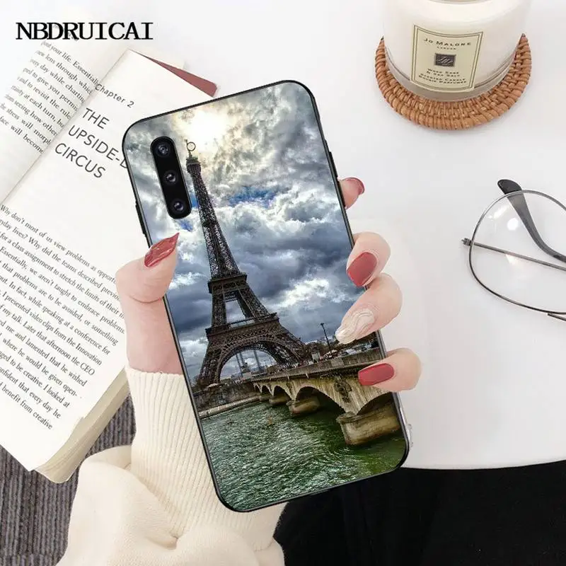 Мягкий чехол PENGHUWAN для Samsung Note 3 4 5 7 8 9 10 pro M10 20 30 с изображением Эйфелевой башни