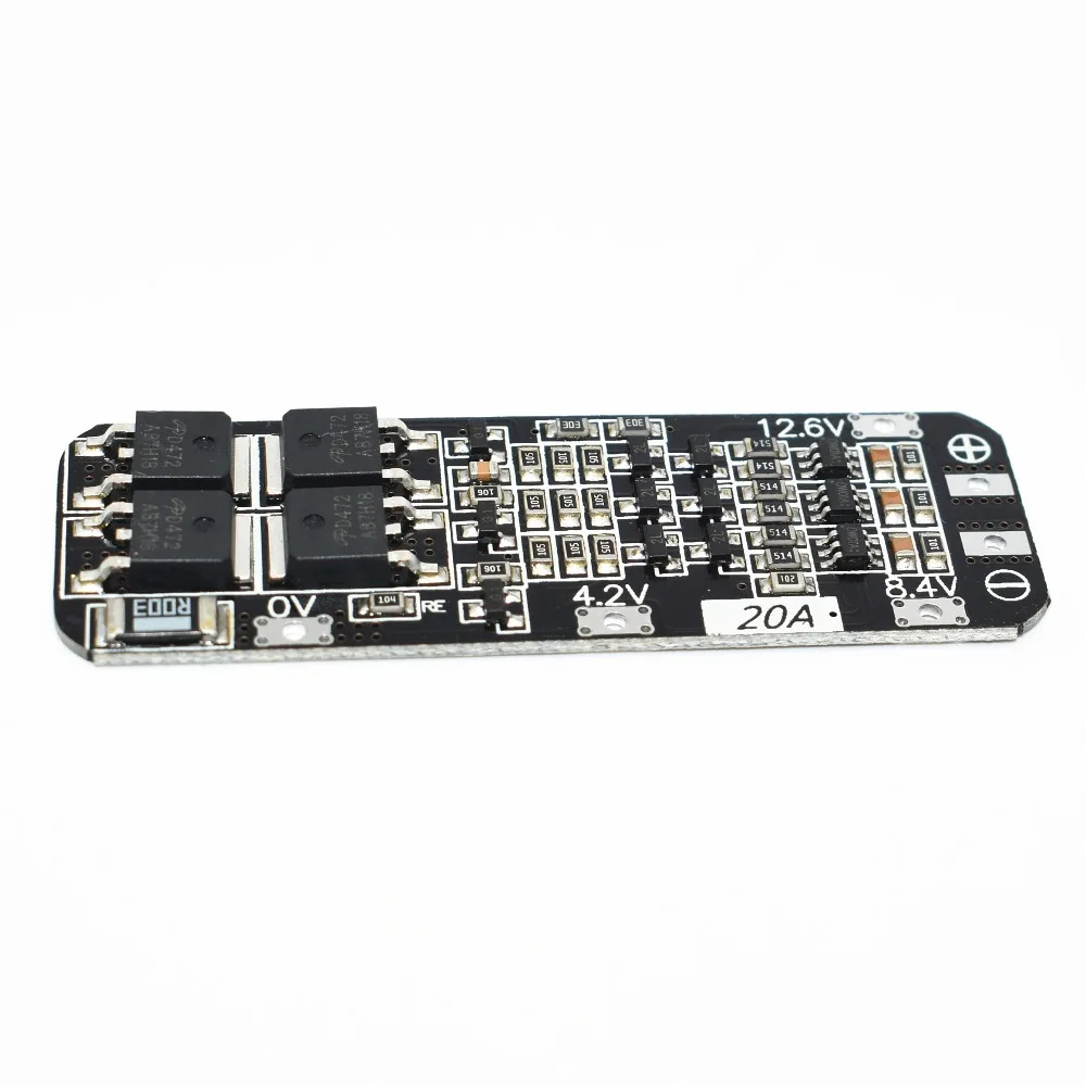 1 шт. 3S 20A литий ионный аккумулятор 18650 зарядное устройство PCB плата защиты BMS 12 6 V Cell