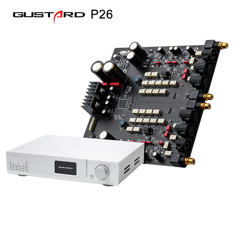 GUSTARD P26 полностью сбалансированный предусилитель LM49860 HIFI Предварительный